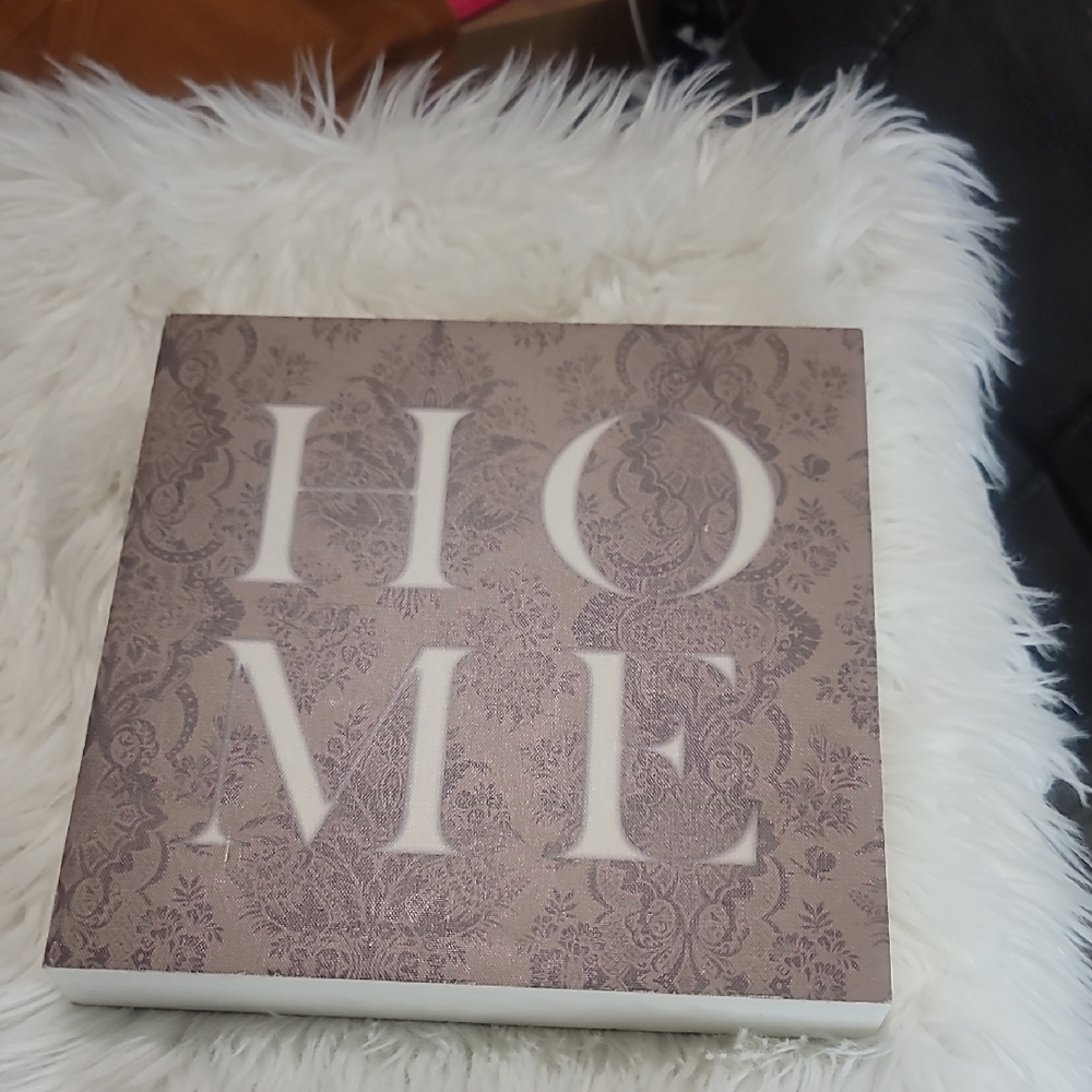 Chic Tan Home Decor Plaque